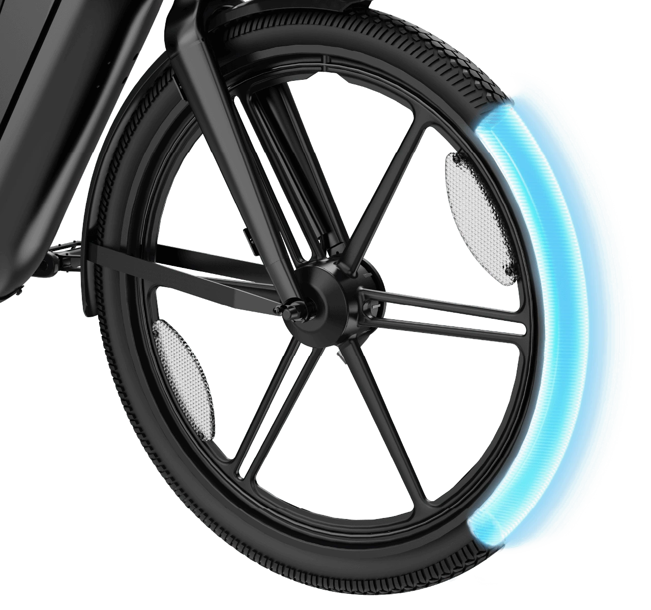 26" Double-Wall Alloy Wheels & Kevlar-Shielded Tires