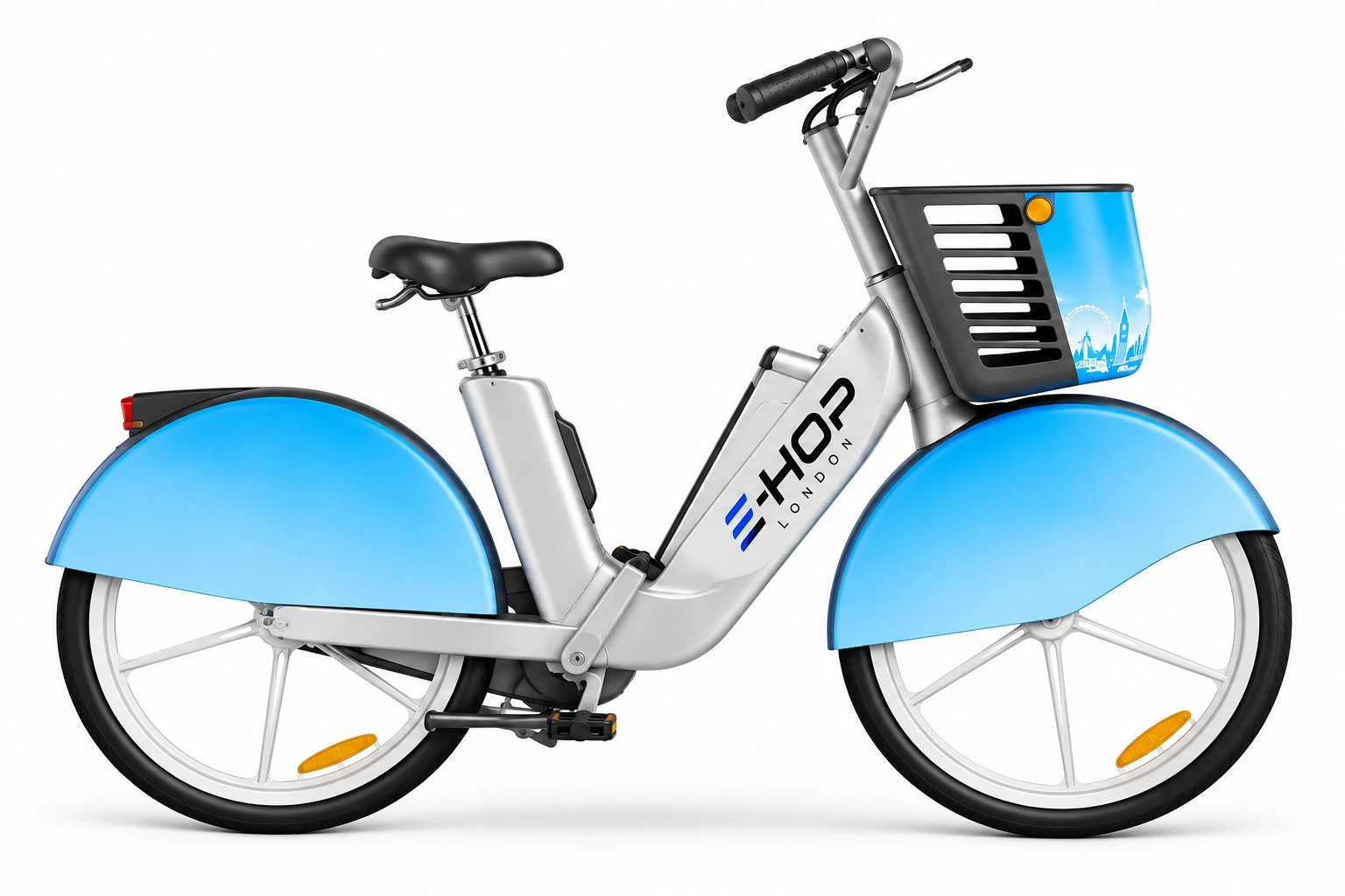 E-HOP e-Bike - Side View
